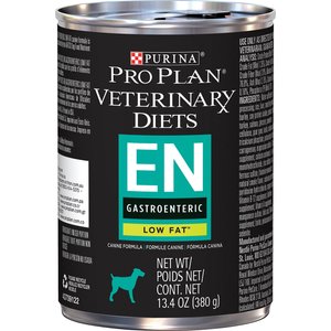Purina Pro Plan Veterinary Diets EN Gastroenteric Low Fat Wet Dog Food, 13.4-oz, case of 12, bundle of 2