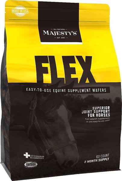 Majesty's Flex Joint Support Wafers Horse Supplement, 120 count slide 1 of 2