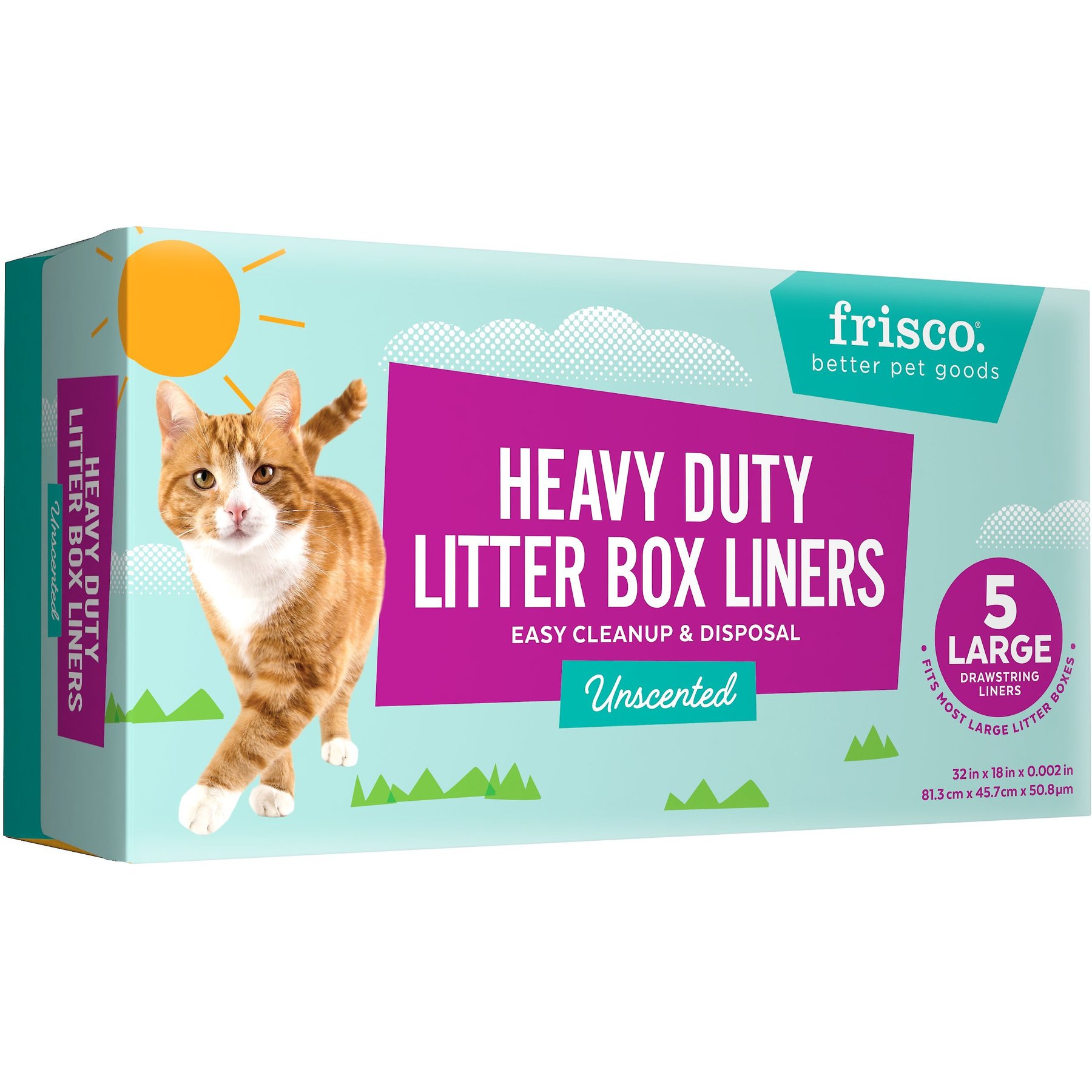 Whisker city large clearance elastic cat pan liners