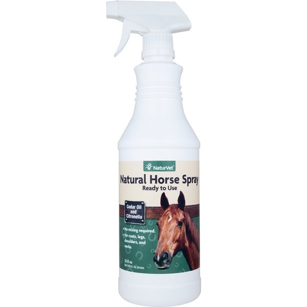 NATURVET Natural Ready to Use Cedar Oil & Citronella Horse Spray, 32oz