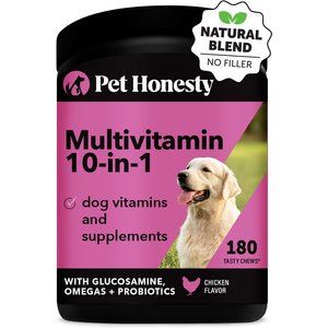 PetHonesty 10-for-1 Chicken Flavored Soft Chews Multivitamin for Dogs, 180 count