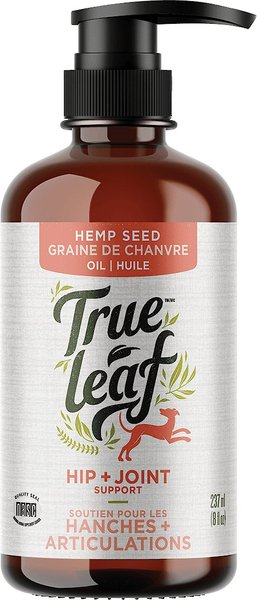 True Leaf Hip + Joint Oil Liquid Dog Supplement, 8-oz bottle slide 1 of 1