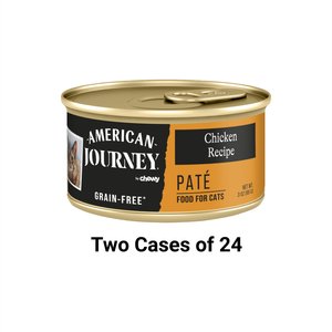 American Journey Pate Chicken Recipe Grain-Free Canned Cat Food, 3-oz, case of 48