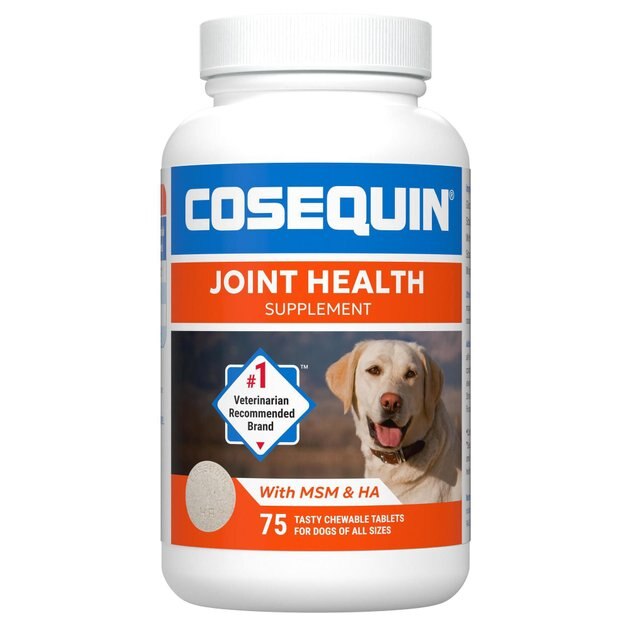 Nutramax Cosequin Advanced Strength Plus Vitamins & Minerals Chewable Tablets Joint Supplements for Dogs