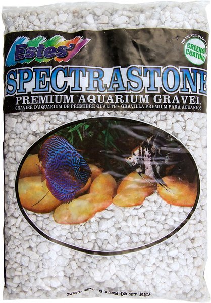 Spectrastone Premium Aquarium Gravel, 5-lb bag, White slide 1 of 2