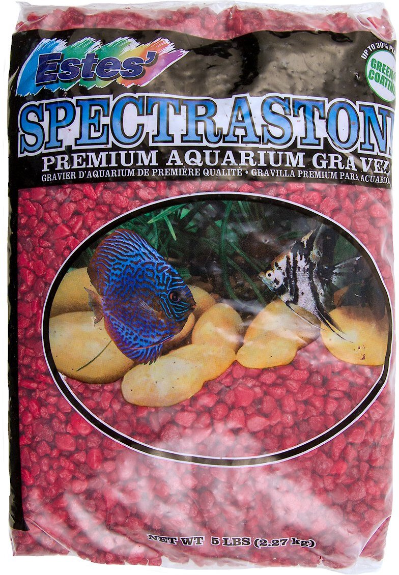 Spectrastone Premium Aquarium Gravel, 5-lb bag, Red slide 1 of 2