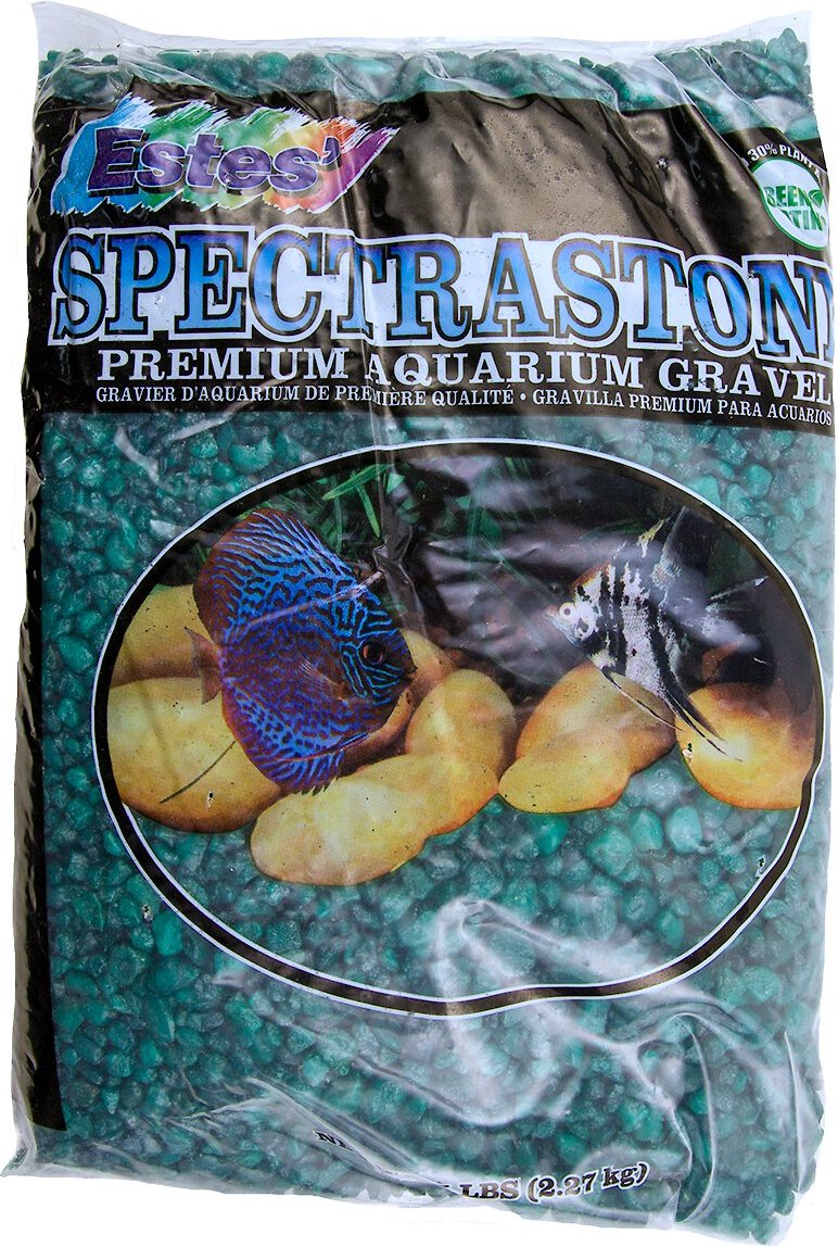 Spectrastone Premium Aquarium Gravel, 5-lb bag, Green slide 1 of 2