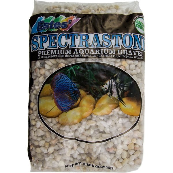 STONEY RIVER Black Beach Pebbles Premium Aquarium Gravel, 5lb bag