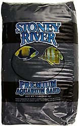 Stoney River Premium Aquarium Sand, 5-lb bag, Black