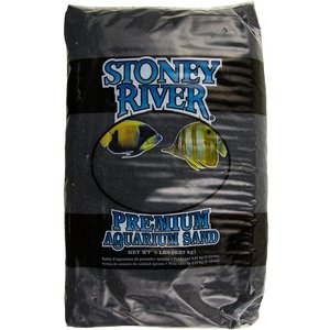 Stoney River Premium Aquarium Sand, 5-lb bag, Black