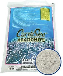 CaribSea Aragamax Sugar-Sized Aquarium Sand, 30-lb bag