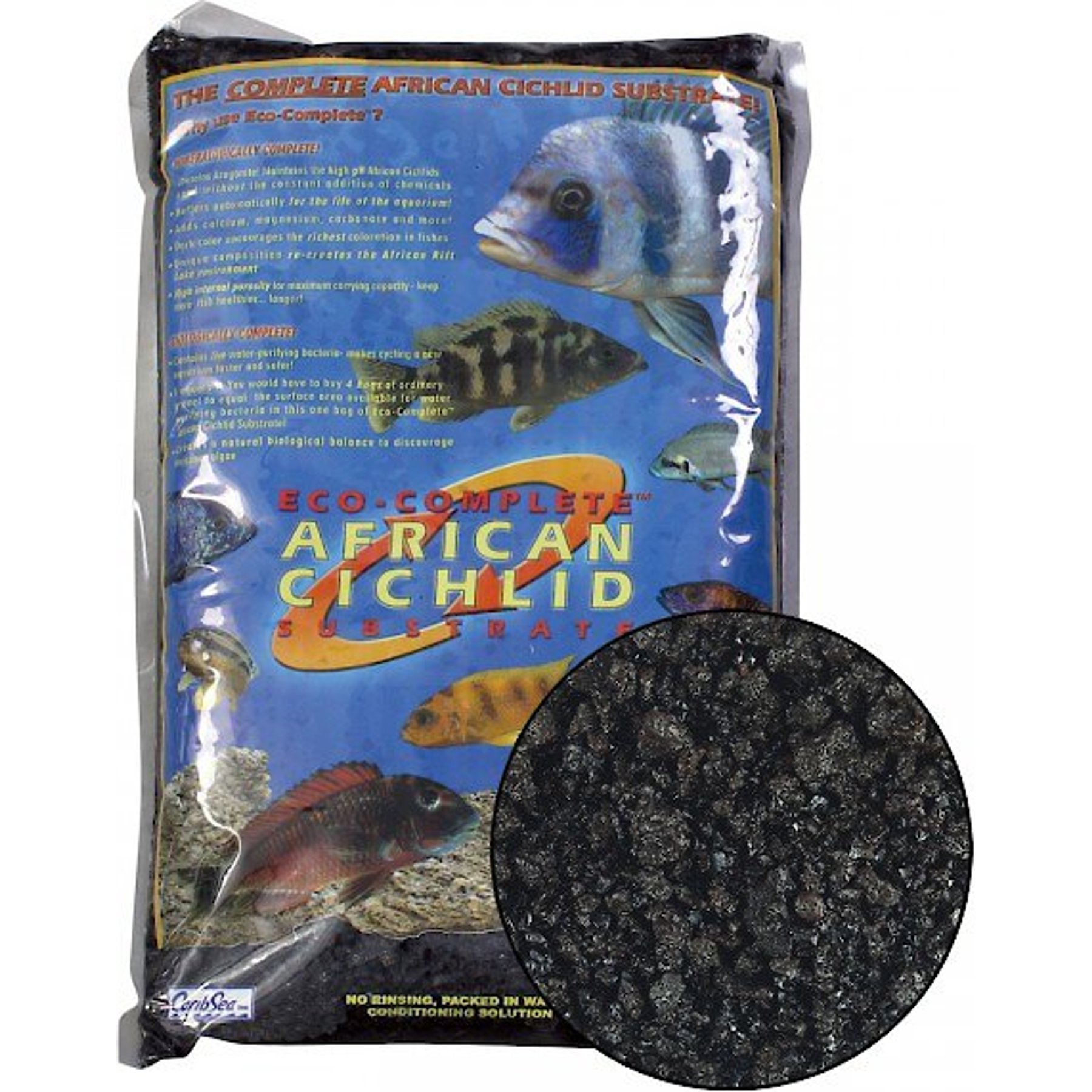 CARIBSEA Eco-Complete Cichlid Zack Aquarium Substrate, 20-lb bag 