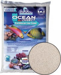 CaribSea Ocean Direct Live Oolite Aquarium Sand, 40-lb bag