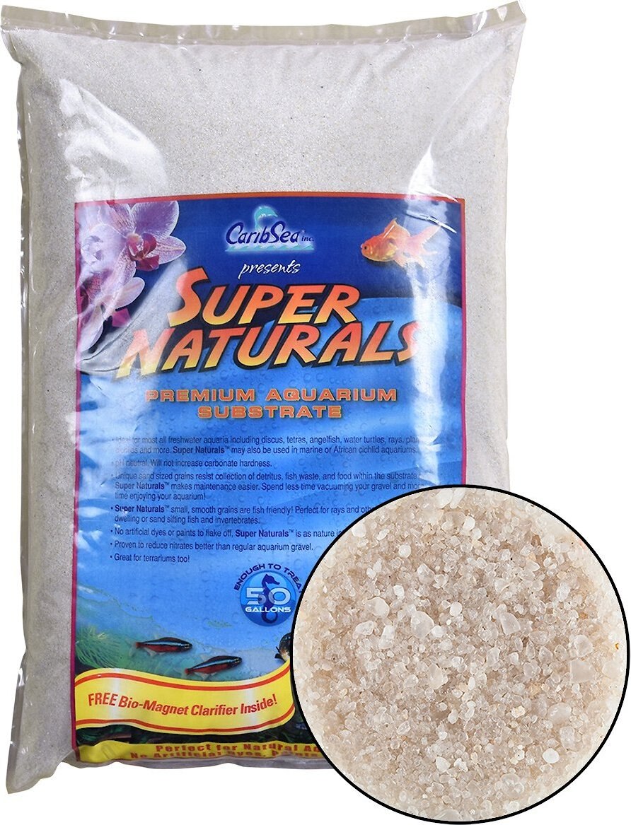 CARIBSEA Super Naturals Crystal River Aquarium Substrate, 40lb bag