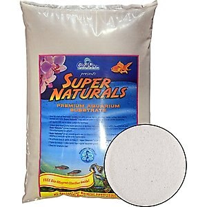 CaribSea Super Naturals Moonlight Sand Aquarium Substrate, 50-lb bag