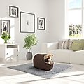 Jespet Cave Covered Cat & Dog Bed, Brown
