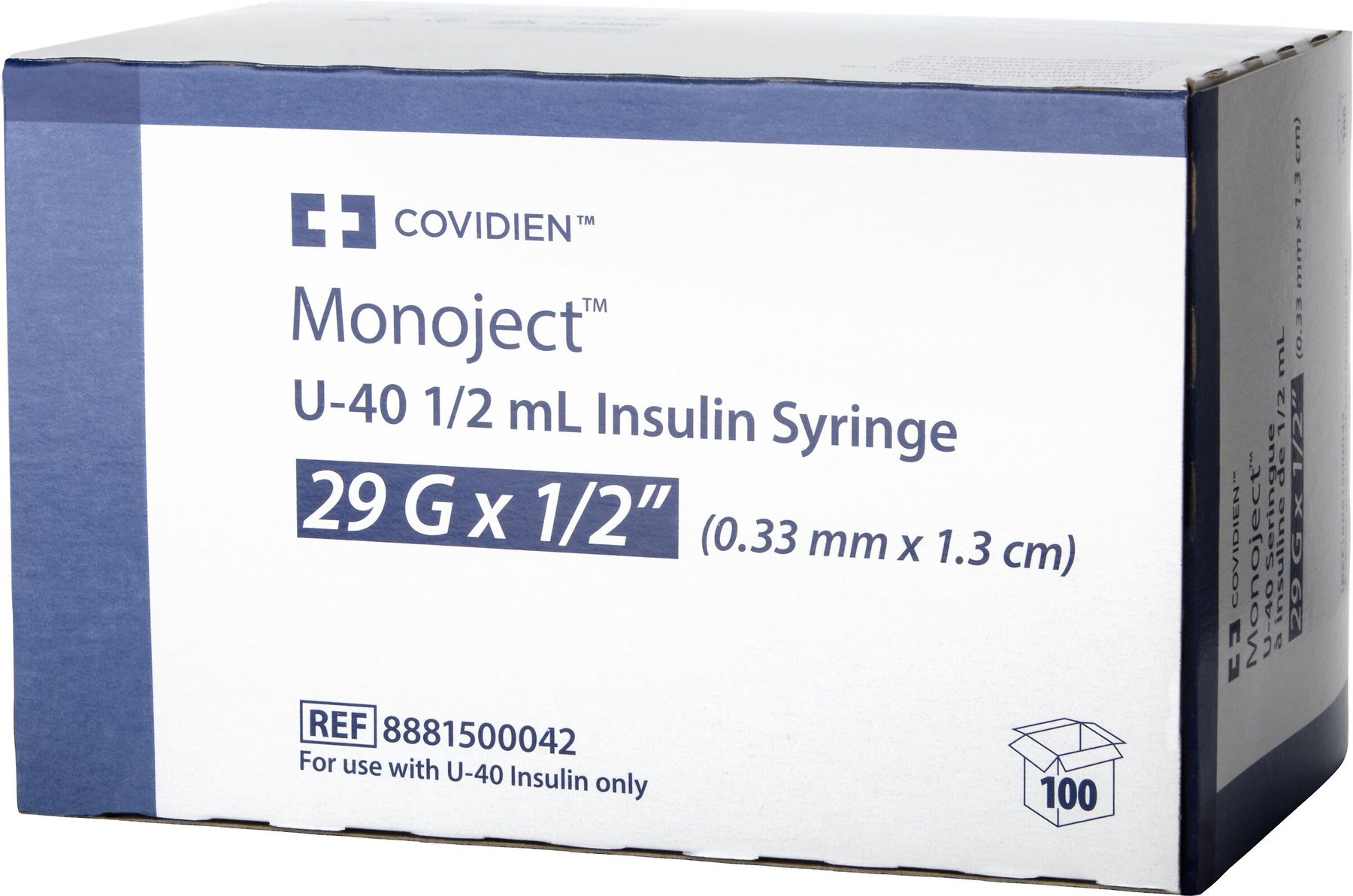 Monoject Insulin Syringes Needles U 40 29 Gauge X 0 5 In 0 5cc 0 Count Chewy Com Monoject Insulin Syringes Needles U 40 29 Gauge X 0 5 In 0 5cc 0 Count Chewy Com