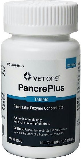 PancrePlus Tablets for Dogs & Cats, 100 tablets, 425-mg slide 1 of 3