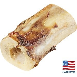 Bones & Chews Made in USA Roasted Marrow Bone 3" Dog Treat, 2 count