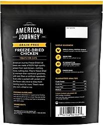 American Journey Chicken Flavor Grain-Free Freeze-Dried Cat Treats 5-oz bag bundle of 6 slide 2 of 6