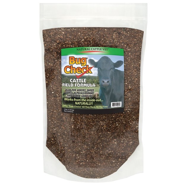 The Natural Cattle Vet Bug Check MultiSpecies Cattle Field Formula, 5lb bag