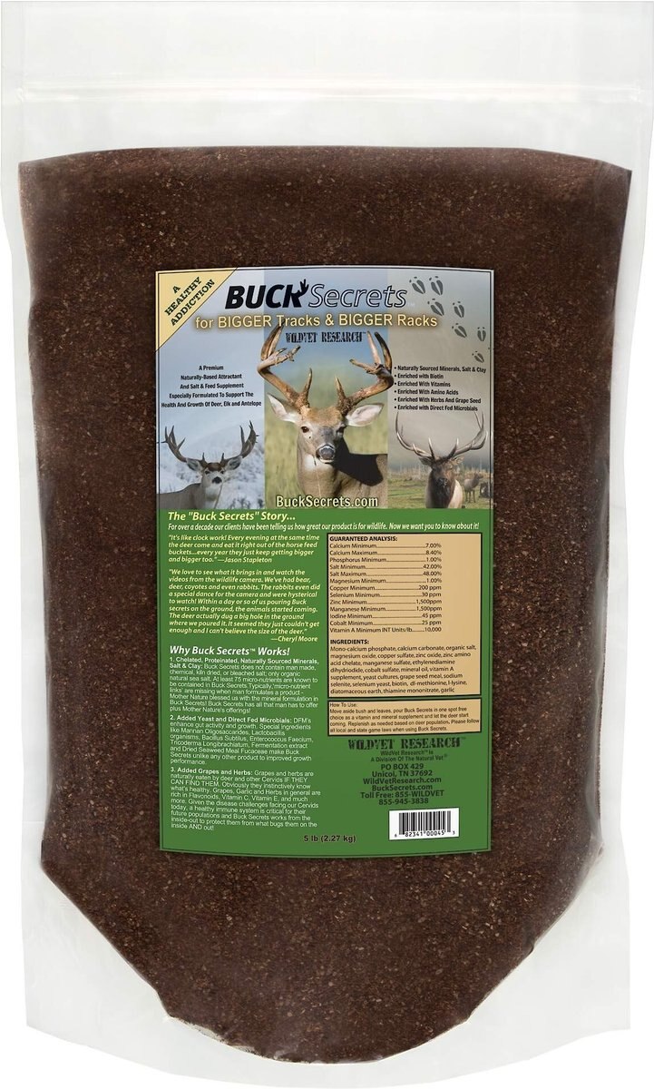 Wild Vet Research Buck Secrets Deer Feed