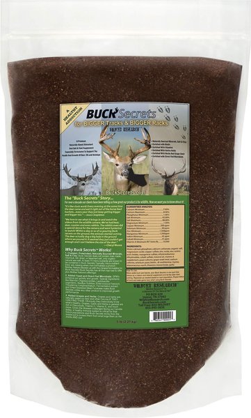 WILD VET RESEARCH Buck Secrets Deer Feed, 5-lb bag - Chewy.com