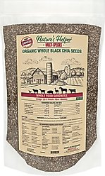 Nature's Helper Multi-Species Organic Whole Black Chia Seeds with Turmeric Flavor, 4.5-lb bag