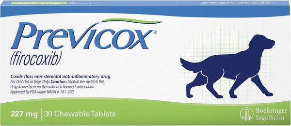 Previcox (Firocoxib) Chewable Tablets for Dogs, 227-mg, 30 tablets slide 1 of 10