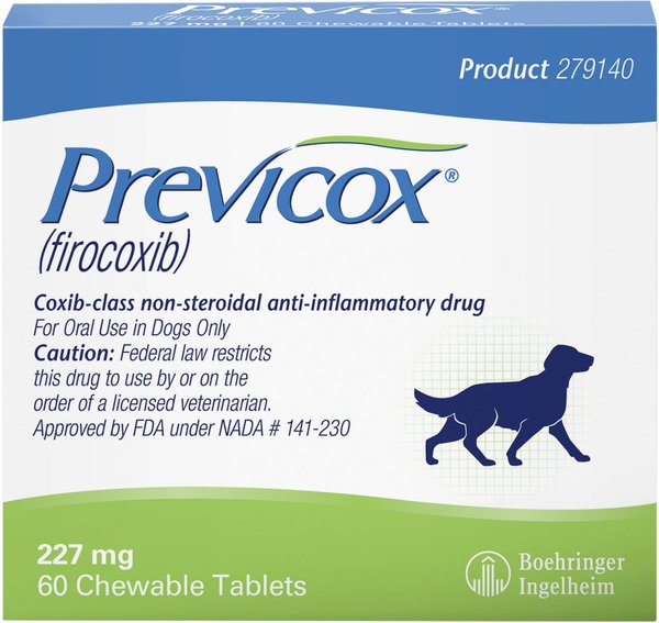 PREVICOX (Firocoxib) Chewable Tablets for Dogs, 227mg, 60 tablets