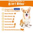 ZESTY PAWS 8-in-1 Bites Peanut Butter Flavored Soft Chews Multivitamin ...