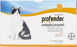 Profender Topical Solution for Cats, 5.5-11 lbs, (Orange Box), 2 Doses