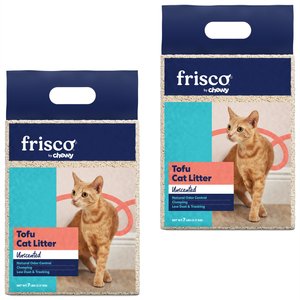 Frisco Tofu Clumping Cat Litter, 7-lb bag, bundle of 3