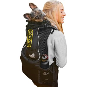 K9 Sport Sack KNAVIGATE Forward Facing Backpack Dog Carrier, Black, X-Small 