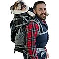 K9 Sport Sack Kolossus Forward Facing Dog Carrier Backpack, Black, XX-Large