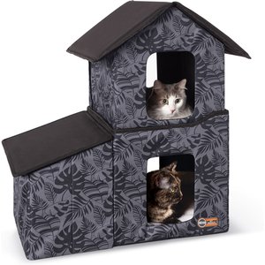 Axiba Pet Products Mod Thermo-Kitty Shelter Outdoor Heated Cat House 