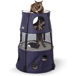 K&H Pet Products Kitty Tower, Blue, 3 Story