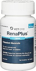 RenaPlus (Potassium Gluconate) Tablets for Dogs & Cats, 468-mg, 100 tablets