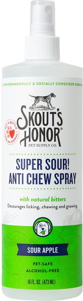 Skout's Honor Super Sour Anti Chew Dog & Cat Spray, 16-oz bottle slide 1 of 7