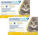 Revolution Plus Topical Solution for Cats, 2.8-5.5 lbs, (Gold Box), 12 Doses (12-mos. supply)