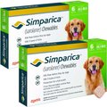Simparica Chewable Tablet for Dogs, 44.1-88 lbs, (Green Box), 12 Chewable Tablets (12-mos. supply)
