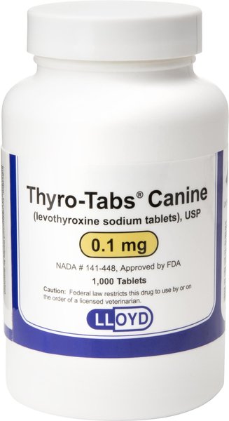 Thyro-Tabs (Levothyroxine Sodium) Tablets, 0.1-mg, 30 tablets slide 1 of 6