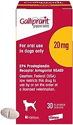 Galliprant (grapiprant) Tablets for Dogs, 20-mg, 30 tablets