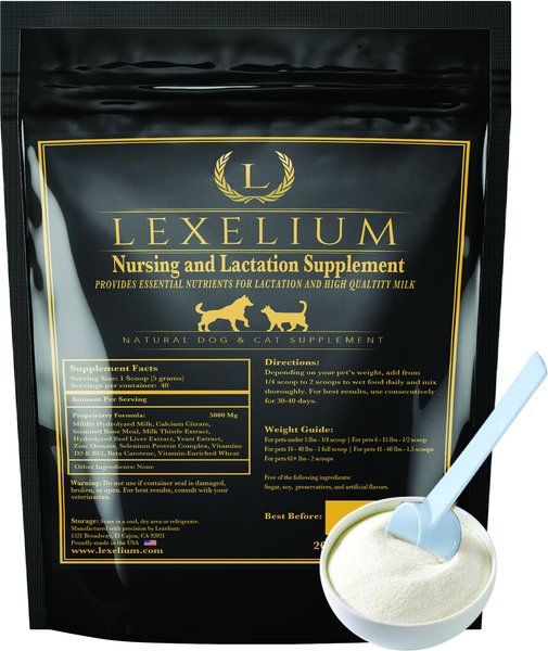 Lexelium Nursing & Lactation Dog & Cat Supplement, 7-oz bag slide 1 of 7
