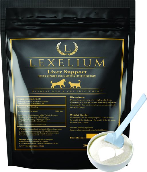 Lexelium Liver Support Dog & Cat Supplement, 7-oz bag slide 1 of 7