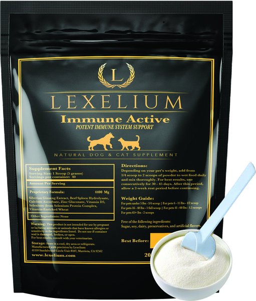Lexelium Immune Acyive Dog & Cat Supplement, 7-oz bag slide 1 of 8