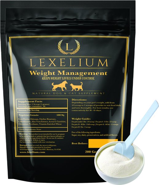 Lexelium Weight Management Dog & Cat Supplement, 7-oz bag slide 1 of 8