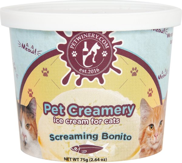 Pet Winery Pet Creamery Screaming Bonito Cat Lickable Treat, 2.64-oz container slide 1 of 5