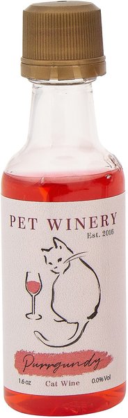 Pet Winery Wine Purrgundy Cat Lickable Treat, 1.6-oz bottle slide 1 of 2