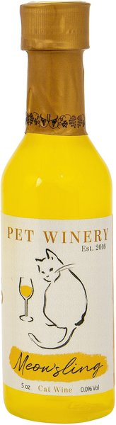 Pet Winery Wine Meowsling Cat Lickable Treat, 5-oz bottle slide 1 of 2